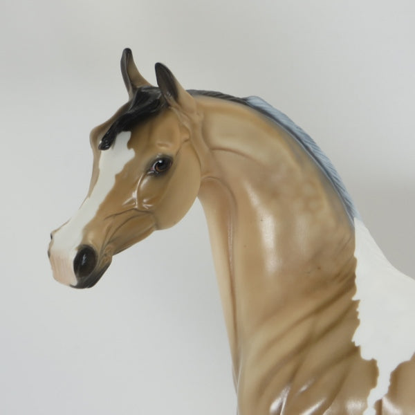 LIEB - Frosty Dun Dapple Pinto Arabian Model Horse - LE3 - 5/15