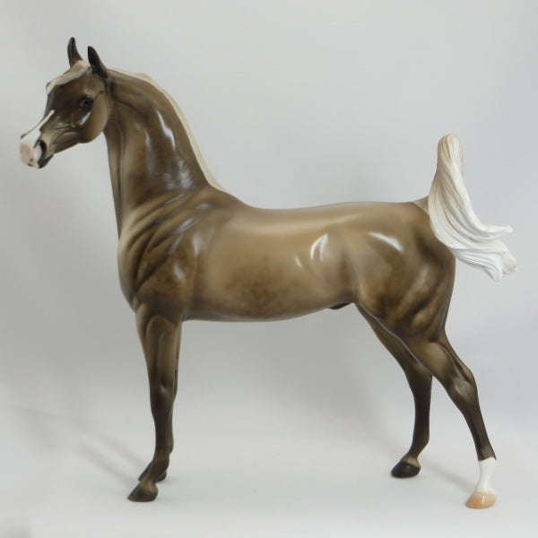 AMISH TRADITIONS - Dapple Chestnut Arabian Model Horse - LE3 - 5/15