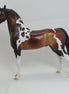 A. JACKSON - OOAK Dapple Bay Pinto Arabian Model Horse - 2/15