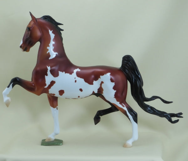 MACQUAIDS - OOAK Bay Pinto Lifted Tail Saddlebred 3/15