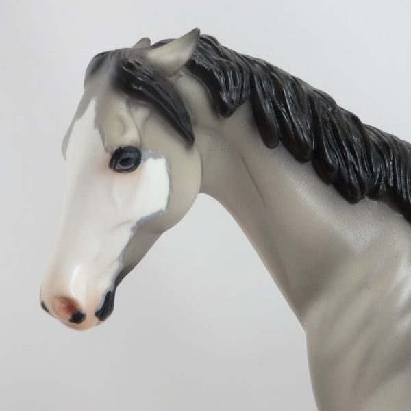 WILD JACK - OOAK Grulla Pinned Ear Model Horse Pony - 5/15