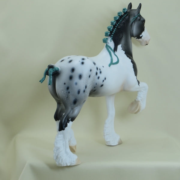 WHAT A HOAX - OOAK Pintaloosa Draft Horse 3/15
