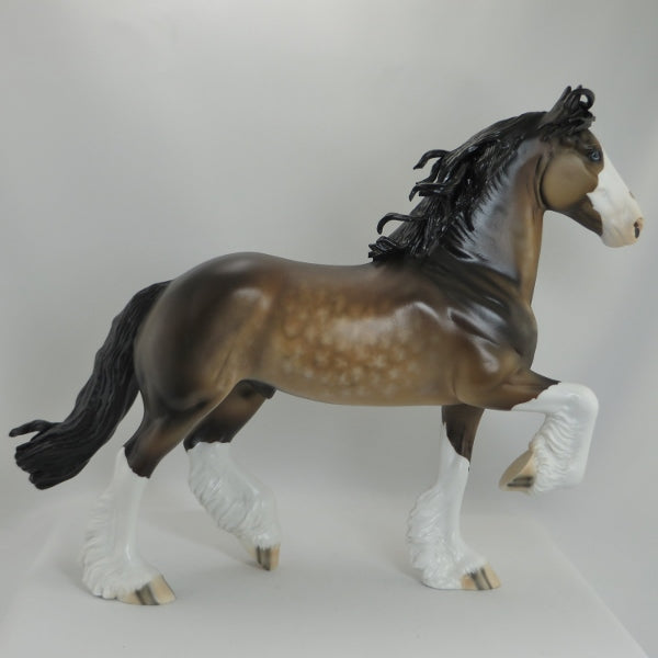 TIMBERJACK - OOAK Dapple Bay Trotting Draft Horse 5/15