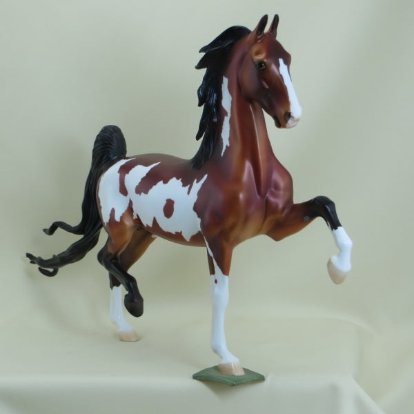 MACQUAIDS - OOAK Bay Pinto Lifted Tail Saddlebred 3/15