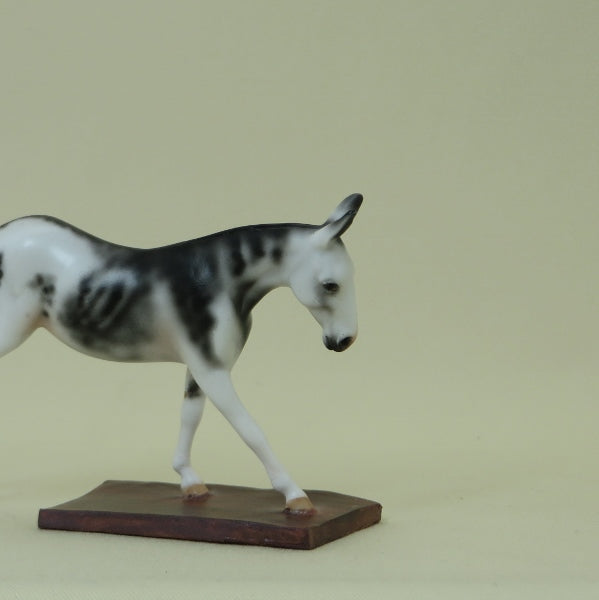 TIGER POWER - OOAK Black White Kicking Mule Chip - 4/15