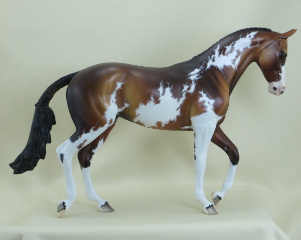 BROWNE - OOAK Dapple Bay Pinto Braided Thoroughbred with Mapping 3/15