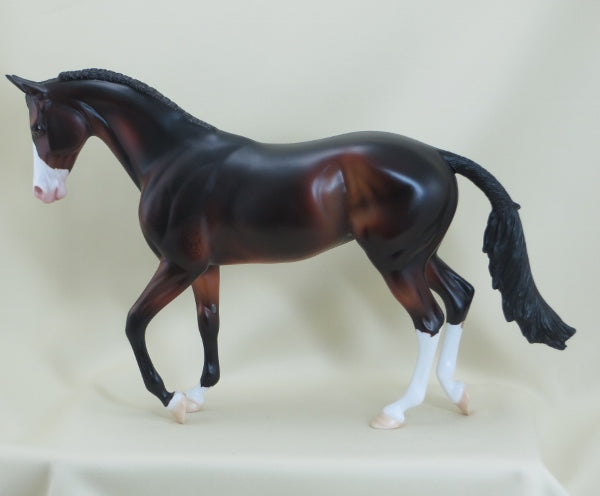 SKERRETT - OOAK Seal Bay Braided Mane Thoroughbred 3/15