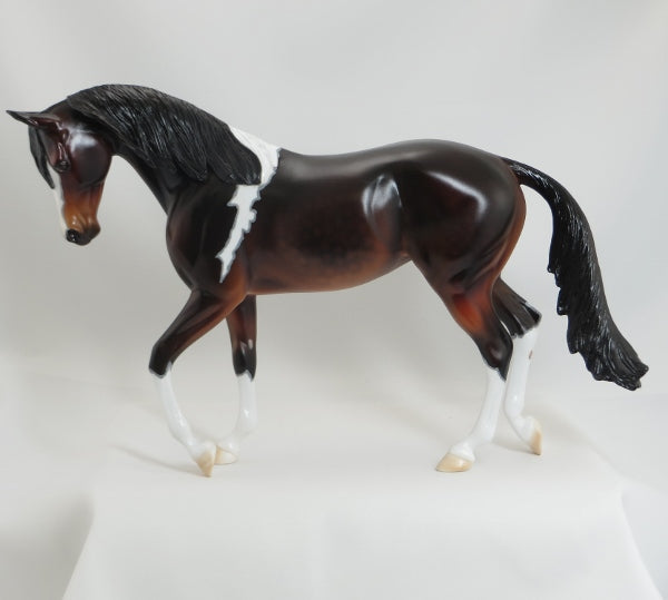 MADAM MARMADUKE - OOAK Dapple Seal Bay Pinto Thoroughbred Mare with Mapping - 5/15
