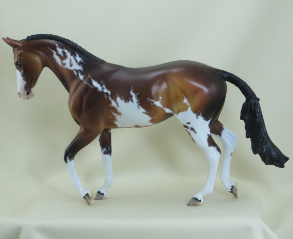 BROWNE - OOAK Dapple Bay Pinto Braided Thoroughbred with Mapping 3/15