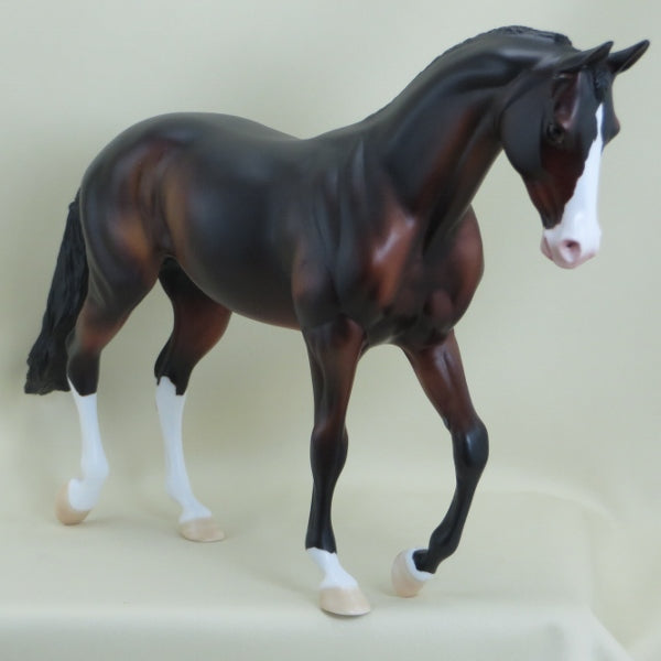SKERRETT - OOAK Seal Bay Braided Mane Thoroughbred 3/15