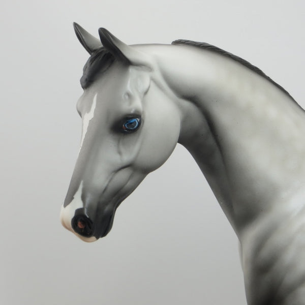 NATURE&#39;S WONDER -  OOAK Dapple Gray Pony with Pink Flowers - 5/15