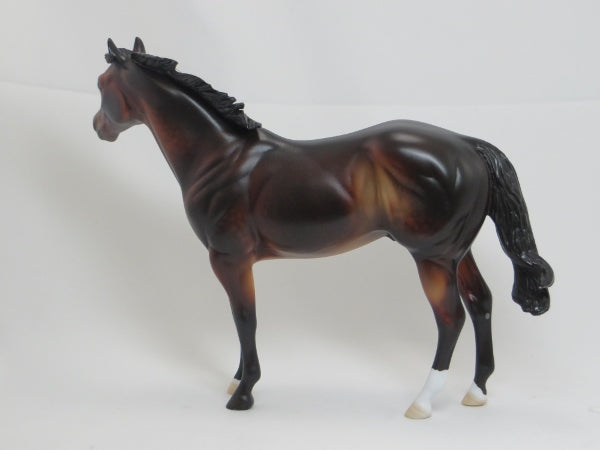 BIRDMAN - OOAK Dapple Bay Etched Stock Horse 2/15