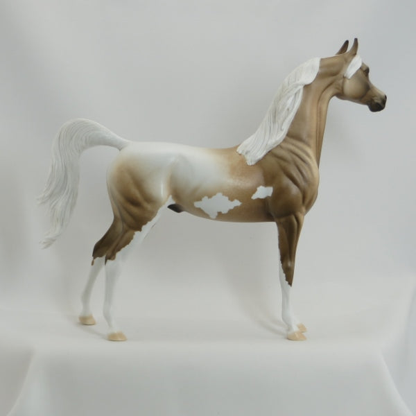 O&#39;MURPHY - OOAK Roan Sooty Palomino Arabian Model Horse - 4/15