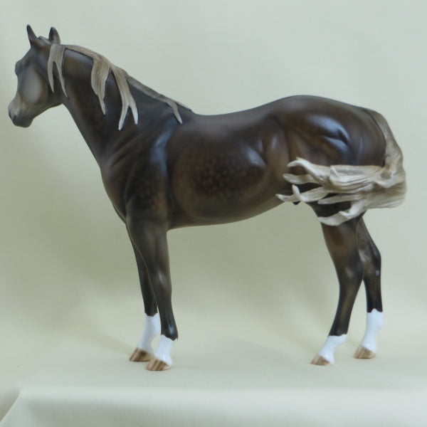 WILDHORSE - OOAK Dapple Chocolate Stock Horse 4/15