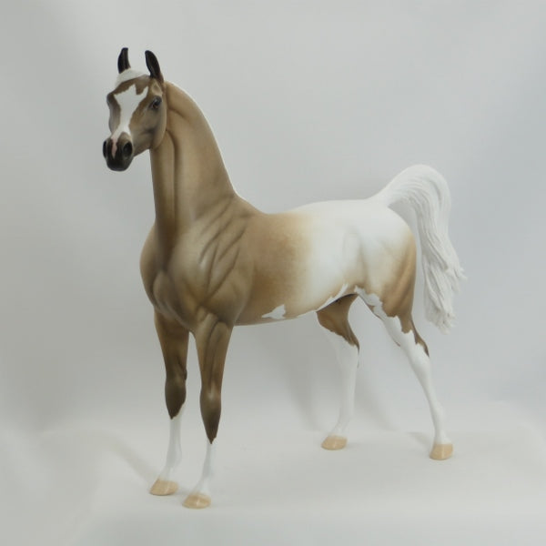 O&#39;MURPHY - OOAK Roan Sooty Palomino Arabian Model Horse - 4/15