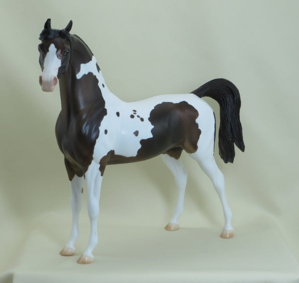 DAFFODILLY - OOAK Dark Bay Pinto Arabian Mare 3/15
