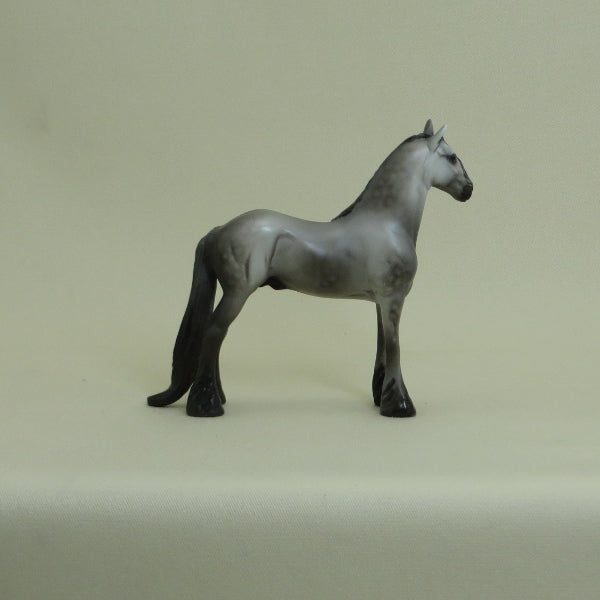 CHEERIO - OOAK Dapple Gray Draft Horse Chip 4/15