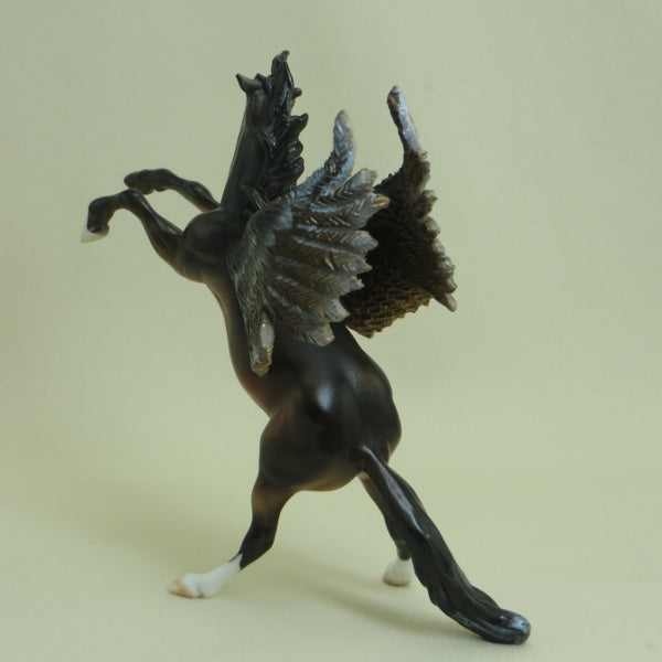 FLYING HAWK - OOAK Seal Bay Pegasus Rearing Chip 4/15