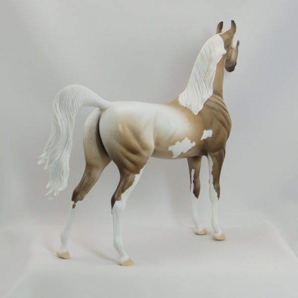 O&#39;MURPHY - OOAK Roan Sooty Palomino Arabian Model Horse - 4/15