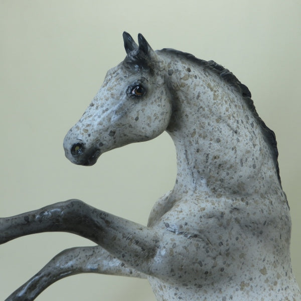 CRACKER JACK - OOAK Appaloosa Rearing Model Horse - 4/15
