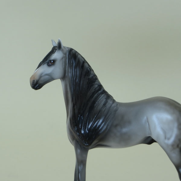 CHEERIO - OOAK Dapple Gray Draft Horse Chip 4/15