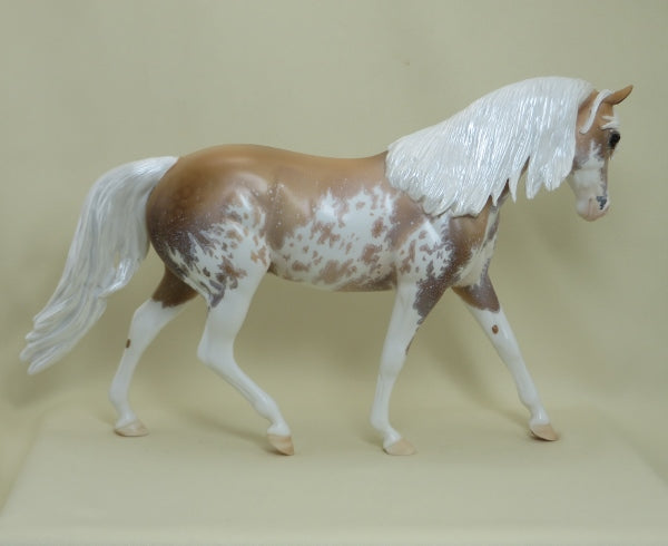 SHAZAM! - OOAK Palomino Sabino Paint Pony with Long Mane 4/15