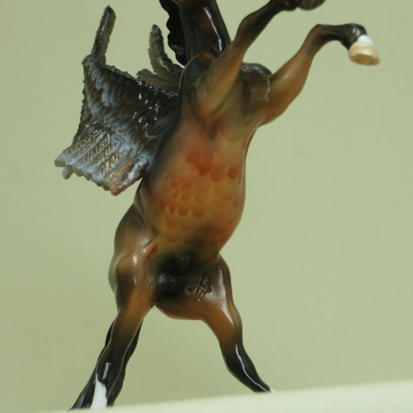 FLYING HAWK - OOAK Seal Bay Pegasus Rearing Chip 4/15