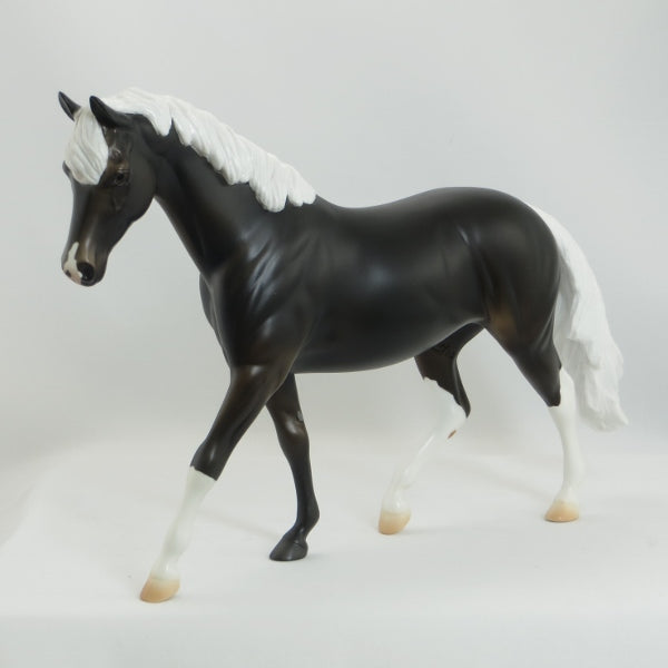 BLACK KETTLE - Black Brown Model Horse Pony - LE15 - 5/15