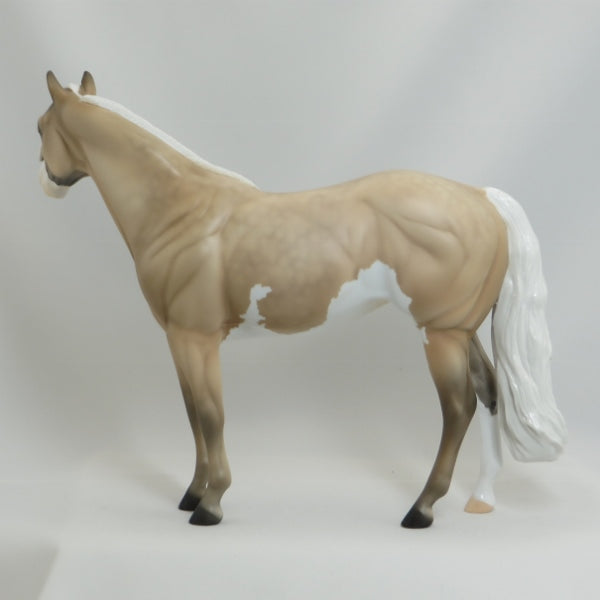 PAISLEY - OOAK Dapple Palomino Paint Stock Horse by D. Frank 5/15