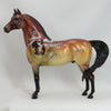I LOVE YOU MOM - OOAK Golden Bay Morgan Model Horse with Mothers Day Theme - 5/15