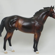 BIRDMAN - OOAK Dapple Bay Etched Stock Horse 2/15