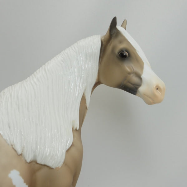 PAISLEY - OOAK Dapple Palomino Paint Stock Horse by D. Frank 5/15