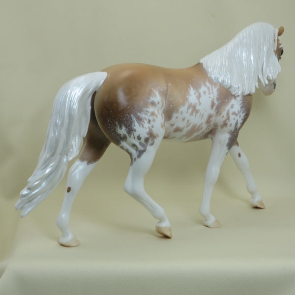 SHAZAM! - OOAK Palomino Sabino Paint Pony with Long Mane 4/15