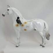 ALWAYS A MOM - OOAK Decorator White Morgan Mothers Day Themed Model Horse - 5/15