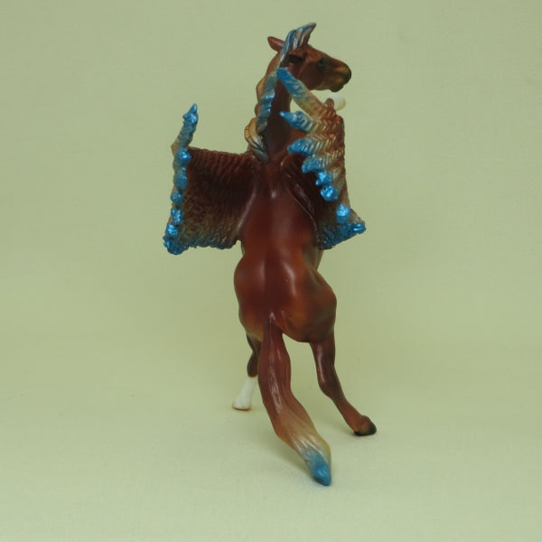 FIREBIRD - OOAK Chestnut Pegasus Rearing Chip - 4/15