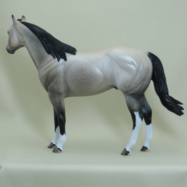 BELOIT - OOAK Dapple Buttermilk Buckskin Stock Horse 4/15