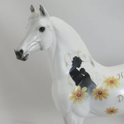 ALWAYS A MOM - OOAK Decorator White Morgan Mothers Day Themed Model Horse - 5/15
