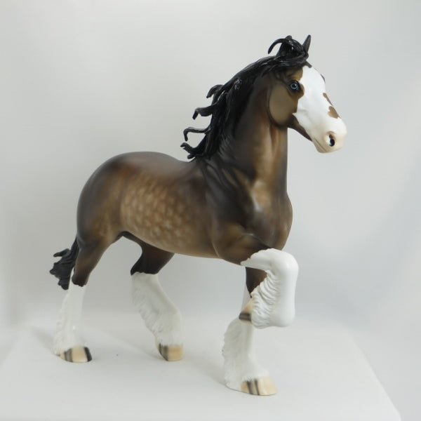 TIMBERJACK - OOAK Dapple Bay Trotting Draft Horse 5/15