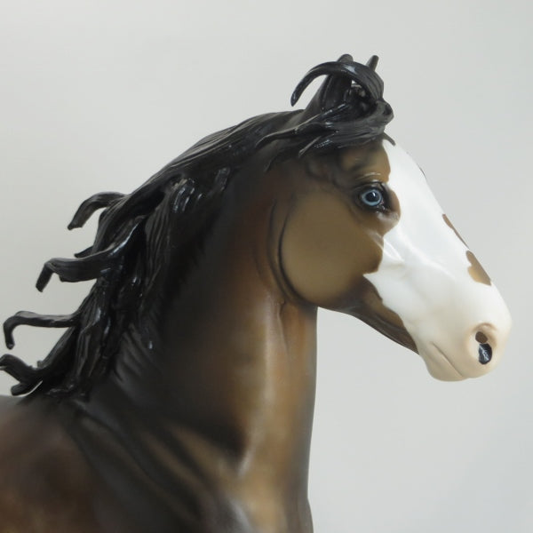 TIMBERJACK - OOAK Dapple Bay Trotting Draft Horse 5/15