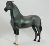 MERLIN - OOAK Metallic Pewter Decorator Morgan Model Horse - 5/15