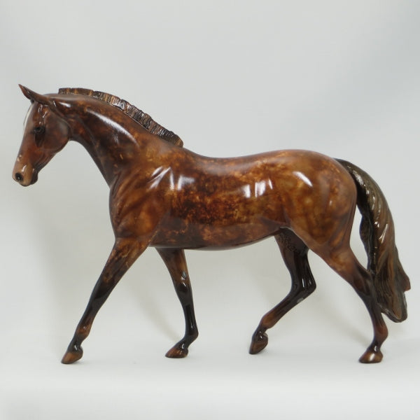 TROPICAL BROWN GRANITE - OOAK Standing Mane Pony 4/15