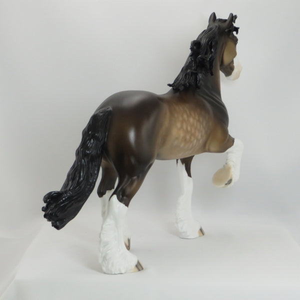 TIMBERJACK - OOAK Dapple Bay Trotting Draft Horse 5/15