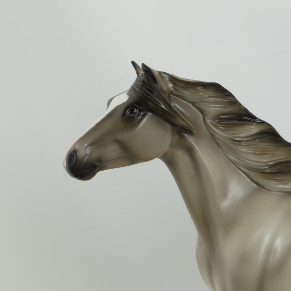 SILENT EAGLE - OOAK Grulla Appaloosa Mustang by Sheryl Leisure - 5/15