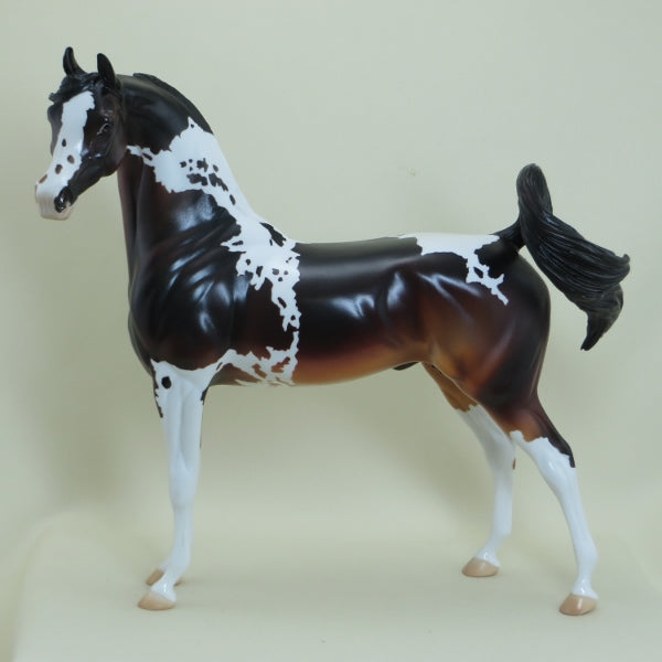 MAVERICK - OOAK Seal Bay Pinto Arabian Horse - 4/15
