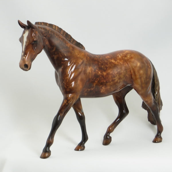 TROPICAL BROWN GRANITE - OOAK Standing Mane Pony 4/15