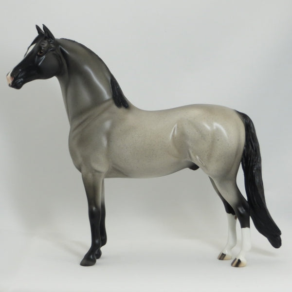 NOT THAT FAR AWAY - OOAK Blue Roan Morgan Model Horse - 5/15