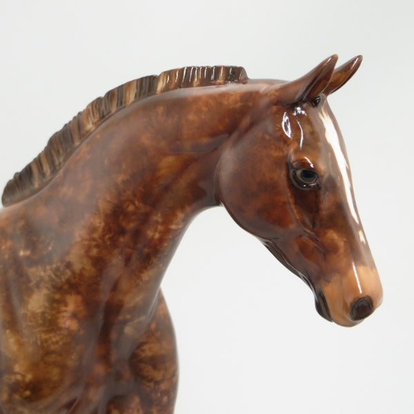 TROPICAL BROWN GRANITE - OOAK Standing Mane Pony 4/15