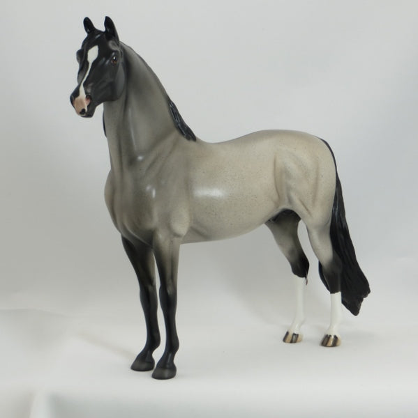 NOT THAT FAR AWAY - OOAK Blue Roan Morgan Model Horse - 5/15