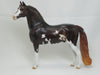 CF (COFFEE FREAK) - OOAK Dapple Dark Liver Chestnut Pinto Morgan 2/150