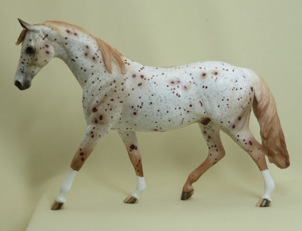 BATTLESTAR GALACTICA - OOAK Chestnut Appaloosa Pony 4/15